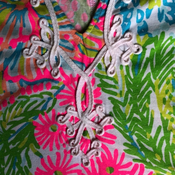 Lilly Pulitzer "Brewster" Pink Tee-Shirt Dress - Picture 4 of 8